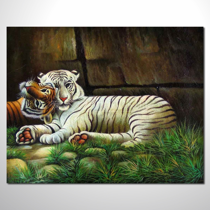 動物王國 豹子11 油畫 裝飾...