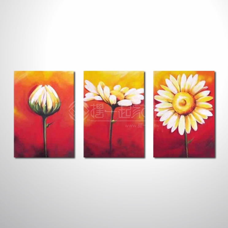 典雅3拼花卉062 油畫 裝飾...