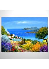 蔚藍地中海072 風景 油畫 ...