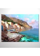 蔚藍地中海089 風景 油畫 ...
