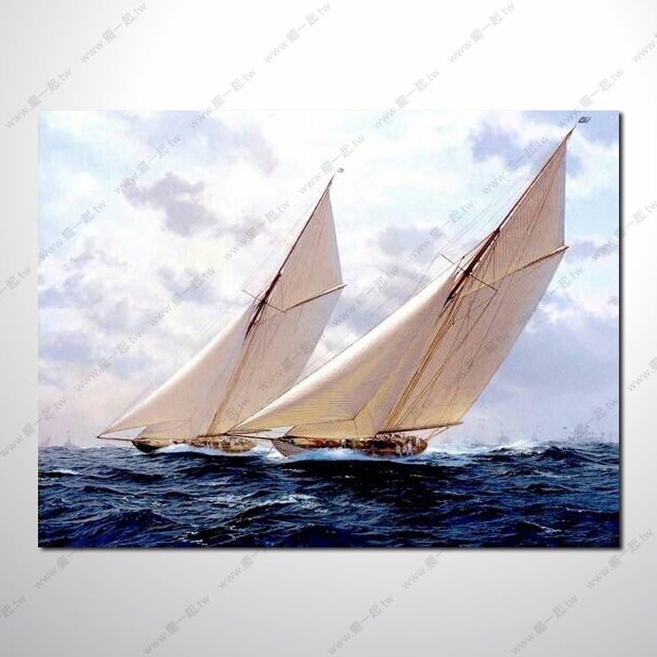 希臘船景46 風景 油畫 裝飾...